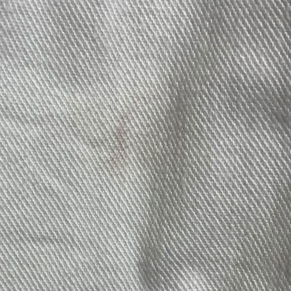 VINTAGE Y2K Tommy Hilfiger white denim jacket with embroidered logo on back XL - Picture 6 of 10